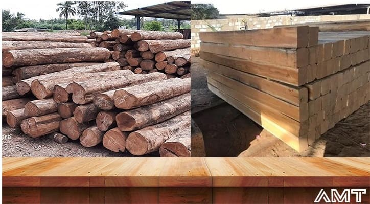 Colombia teak wood